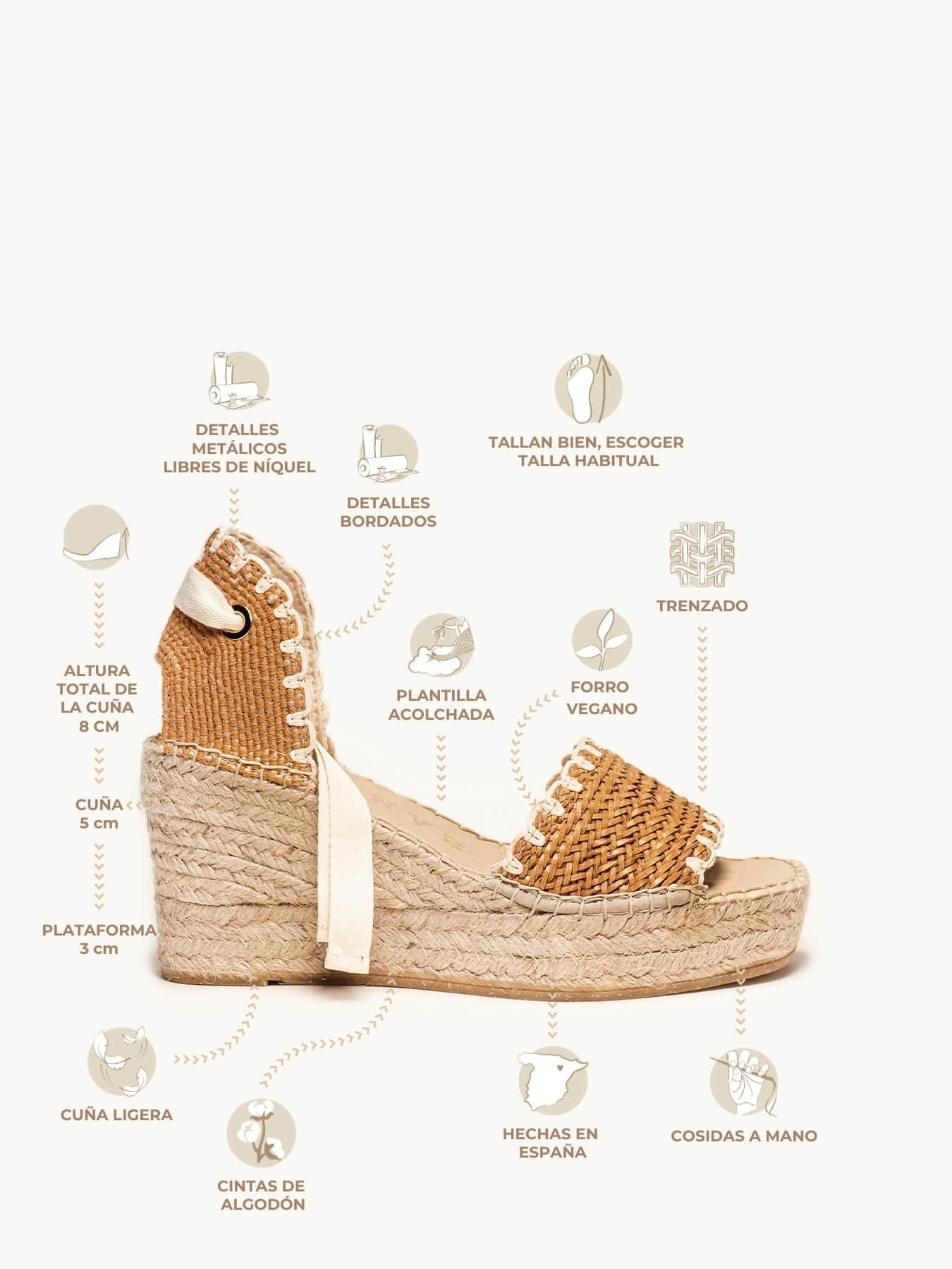 Aulaga Cuña Media Banda Arcos Marrón Claro