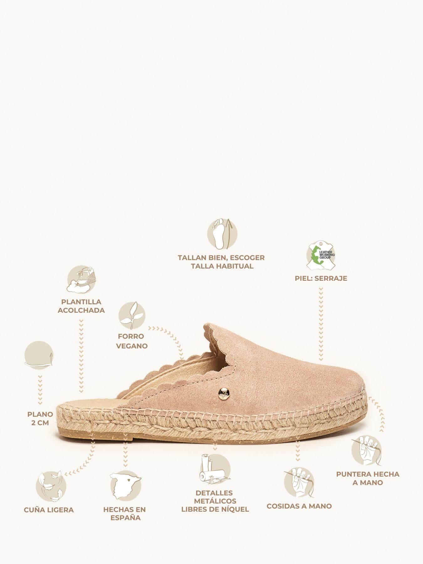 Loto Serraje Ondas Rosa Claro