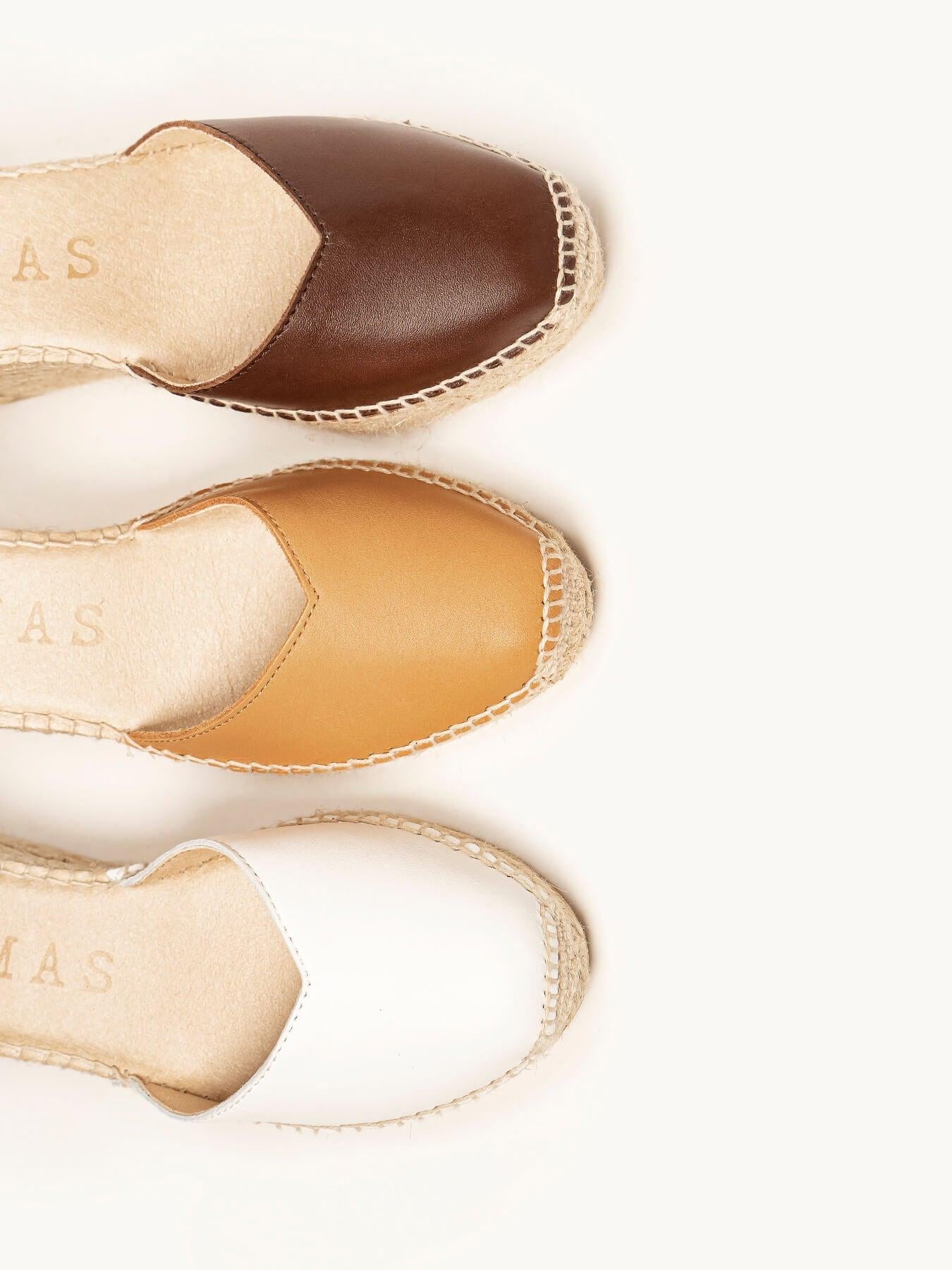 Romero Cuña Media Napa Marrón Oscuro