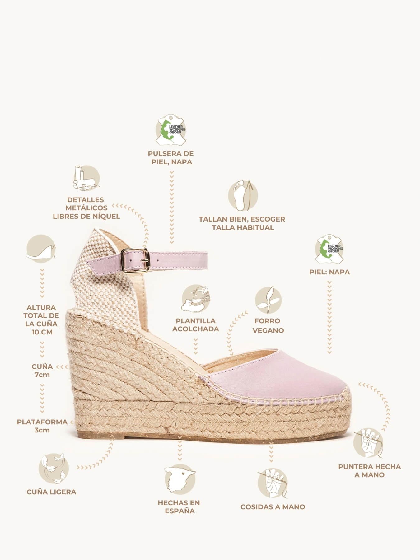 Marga Cuña 10 cm Napa Lila