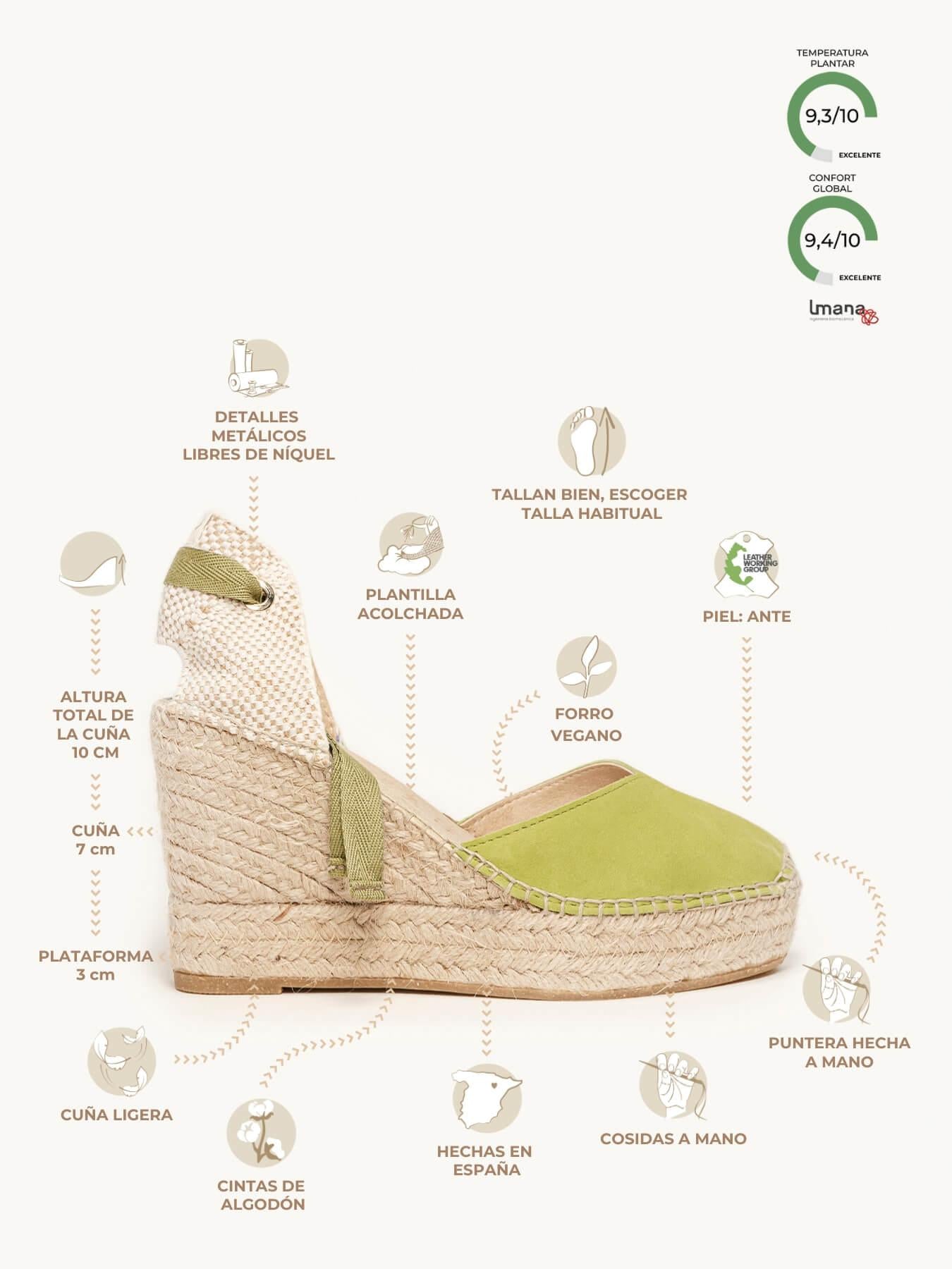 Romero Cuña Alta Ante Verde Lima