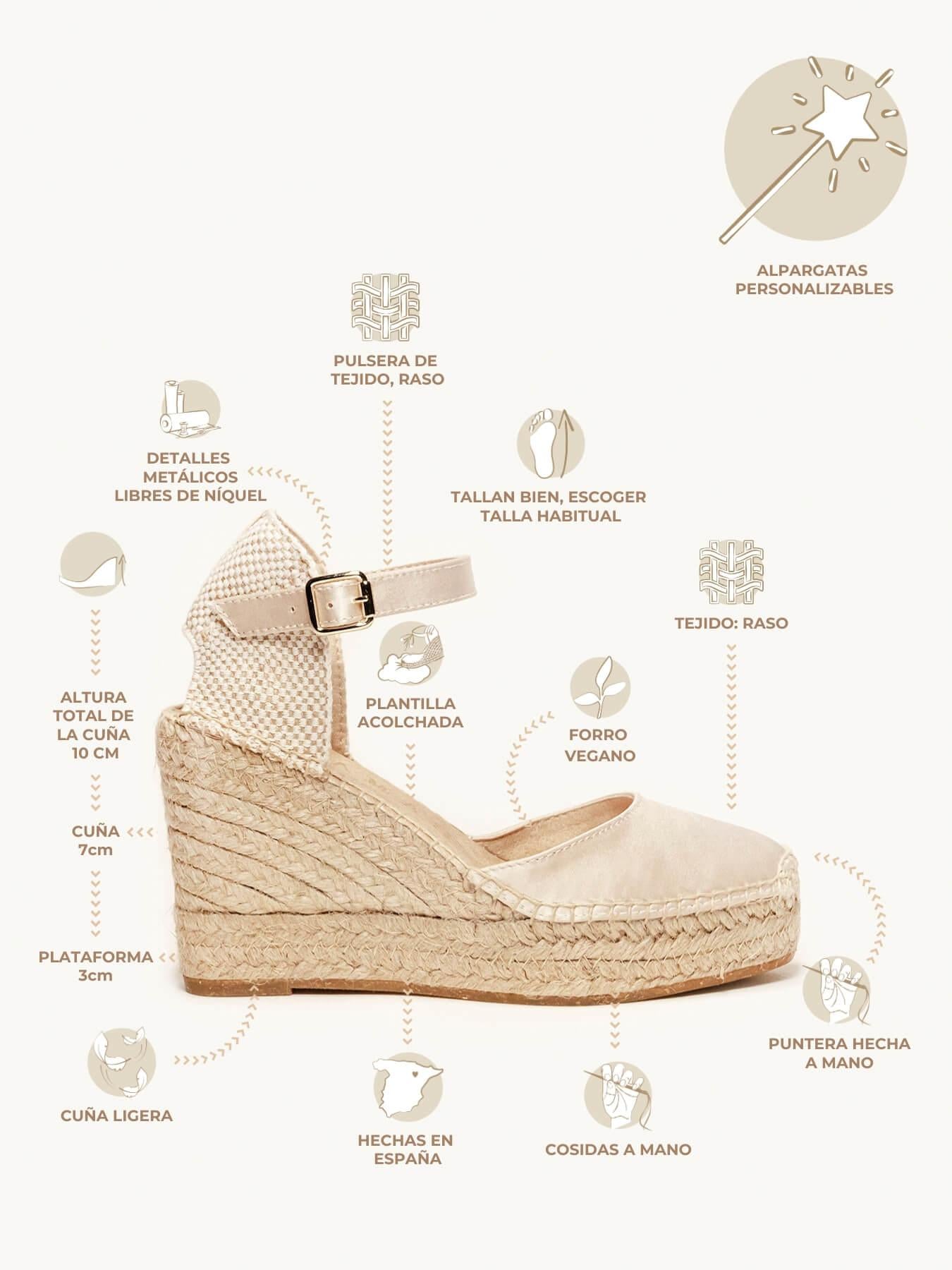 Dalia Cuña Alta Raso Crudo